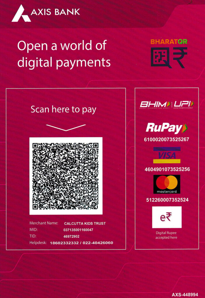Calcutta Kids digital payment options within India